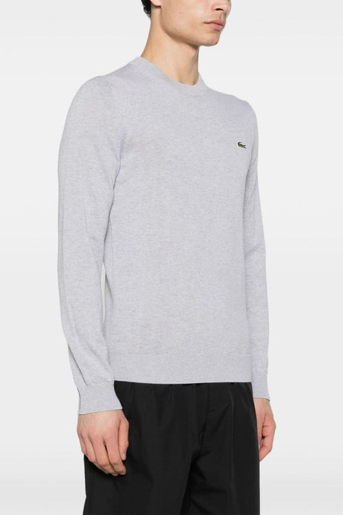 Uomo Maglia Grigio Coccodrillo Piccolo