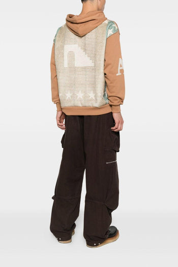 Uomo Felpa Grigio Motivo con Scala - 2