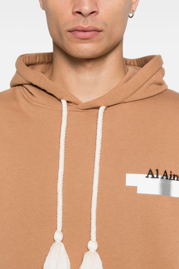 Uomo Felpa Grigio Motivo con Scala - 4