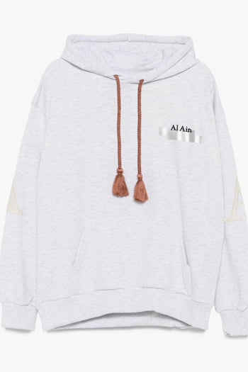 Uomo Felpa Grigio Motivo a Righe - 5