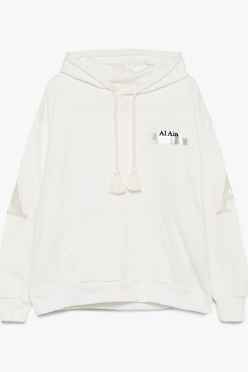 Uomo Felpa Crema Stampa Grafica - 5