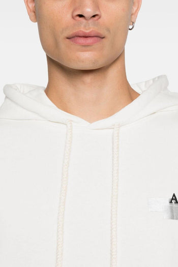 Uomo Felpa Crema Stampa Grafica - 4