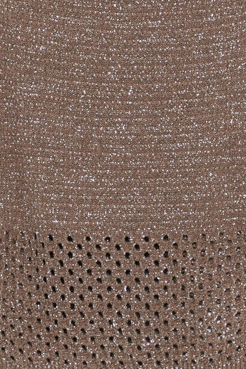Saint Barth Top Crochet Mesh Lurex 13l Donna - 2