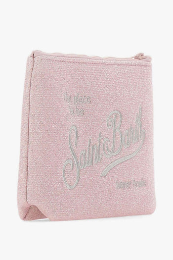 Saint Barth Pochette Aline Lurex Donna Rosa - 3