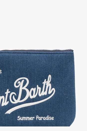 Saint Barth Pochette Aline Denim Uomo Blu - 4