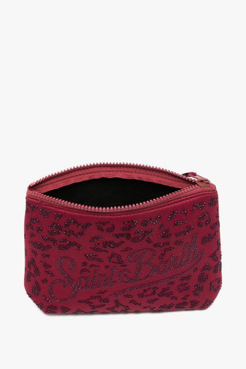 Saint Barth Pochette Aline Strass Donna Rosso - 4