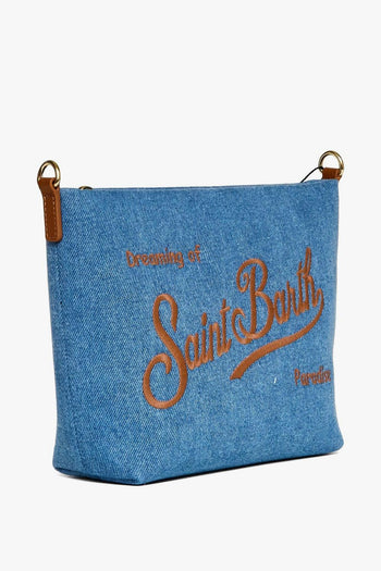 Saint Barth Pochette Aline Donna Blu - 2