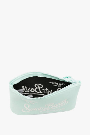 Saint Barth Pochette Aline Canvas Uomo Verde - 2
