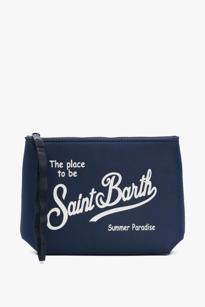 Saint Barth Pochette Aline Nylon Unisex Blu