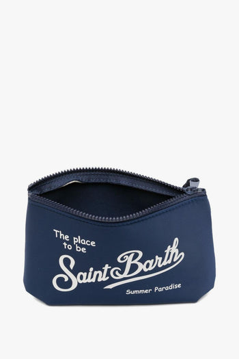 Saint Barth Pochette Aline Nylon Unisex Blu - 2