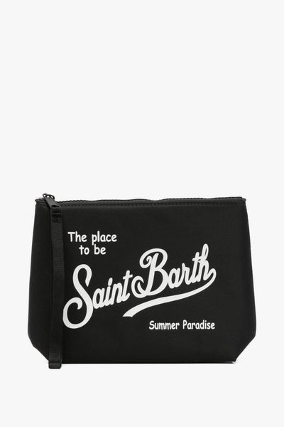 Saint Barth Pochette Aline Nylon Unisex Nero