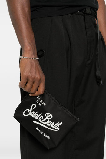 Saint Barth Pochette Aline Nylon Unisex Nero - 5
