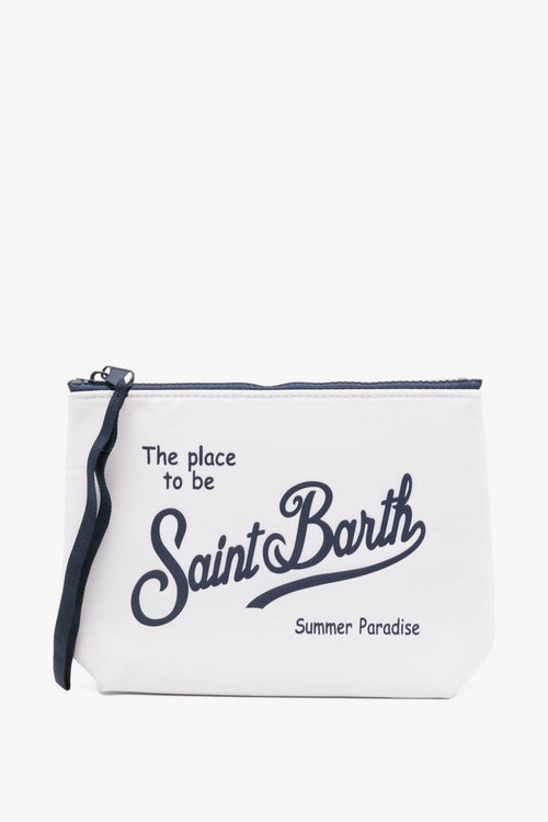 Saint Barth Pochette Aline Nylon Unisex Bianco