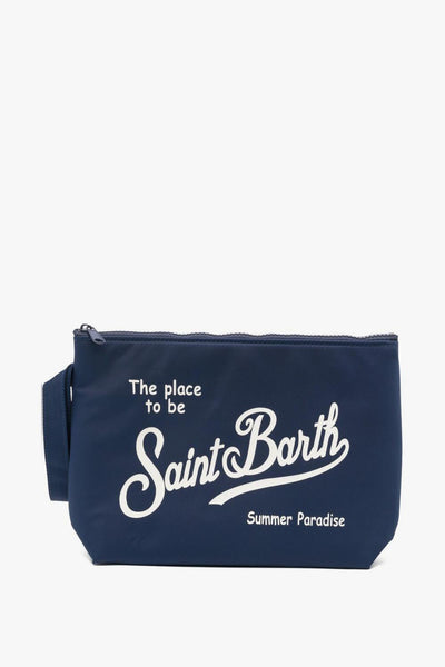 Saint Barth Pochette Aline Nylon Uomo Blu