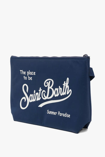 Saint Barth Pochette Aline Nylon Uomo Blu - 2