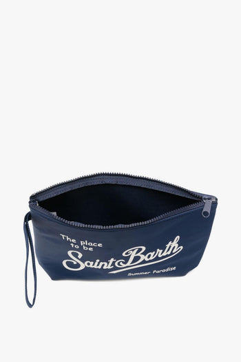 Saint Barth Pochette Aline Nylon Uomo Blu - 4