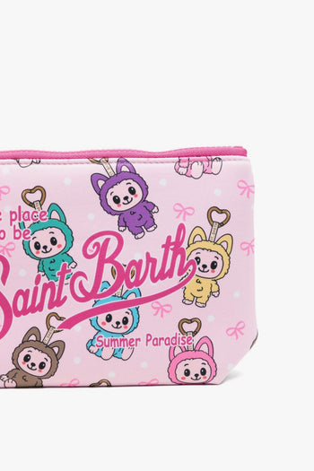 Saint Barth Pochette Aline Cartoon Unisex Rosa - 3