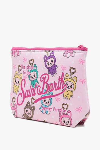 Saint Barth Pochette Aline Cartoon Unisex Rosa - 4