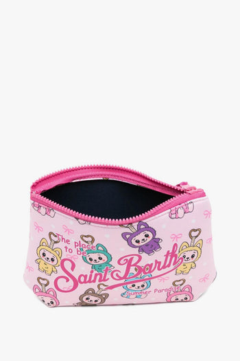 Saint Barth Pochette Aline Cartoon Unisex Rosa - 5