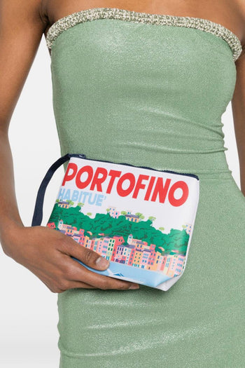 Saint Barth Pochette Aline Portofino Postcard Unisex Bianco - 2