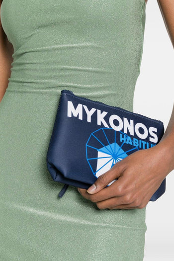 Saint Barth Pochette Aline Mykonos Unisex Blu - 3