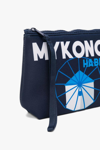 Saint Barth Pochette Aline Mykonos Unisex Blu - 4