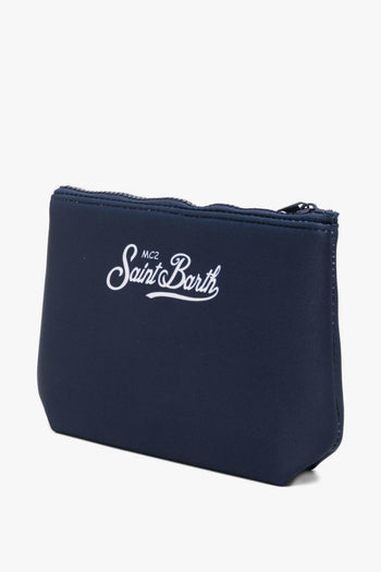 Saint Barth Pochette Aline Mykonos Unisex Blu - 5