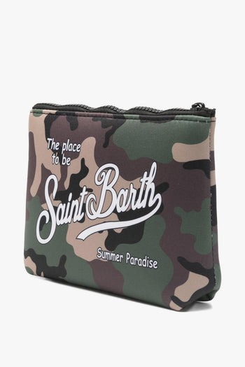 Saint Barth Pochette Aline Camouflage Unisex Verde - 2