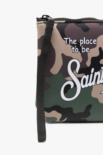 Saint Barth Pochette Aline Camouflage Unisex Verde - 4