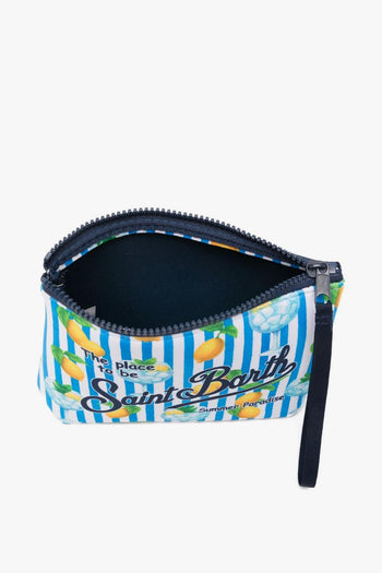 Saint Barth Pochette Aline Gin Tonic Lemon Unisex Celeste - 4