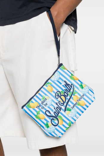 Saint Barth Pochette Aline Gin Tonic Lemon Unisex Celeste - 5