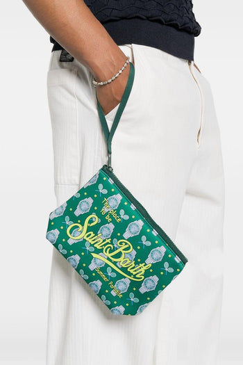 Saint Barth Pochette Aline Tennis Clock Unisex Verde - 5