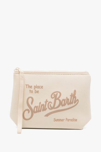Saint Barth Pochette Aline Unisex Beige
