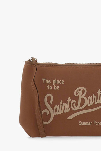 Saint Barth Pochette Aline Unisex Marrone - 3