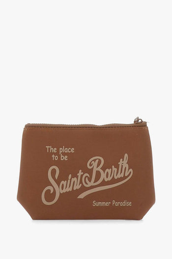 Saint Barth Pochette Aline Unisex Marrone - 4