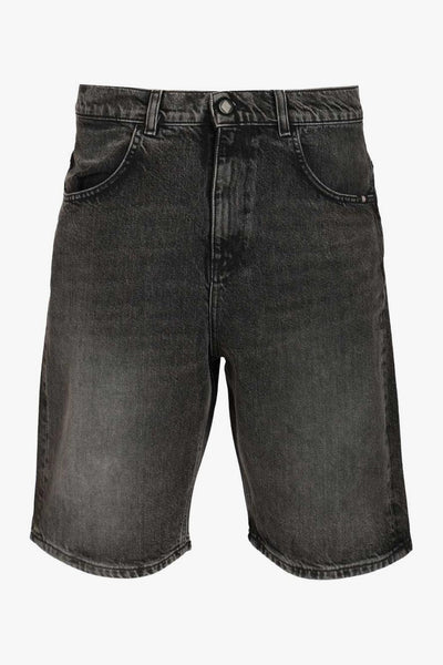 Jeans Bermuda Uomo Nero