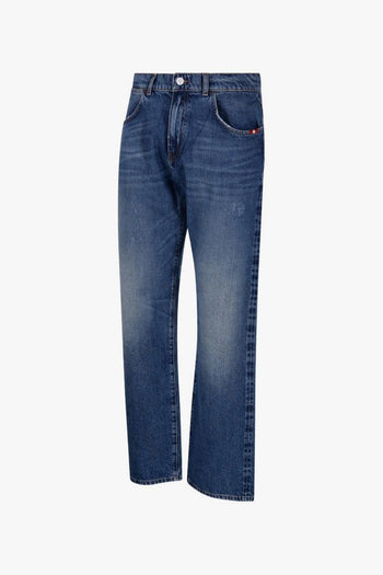 Jeans Blu Uomo Effetto Stonewashed - 2