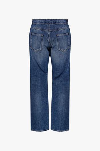 Jeans Blu Uomo Effetto Stonewashed - 4
