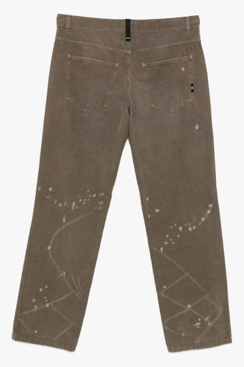 Jeans Marrone Uomo - 2