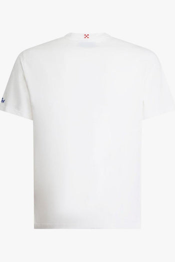Saint Barth T-Shirt Bianco Uomo Ski Club - 3