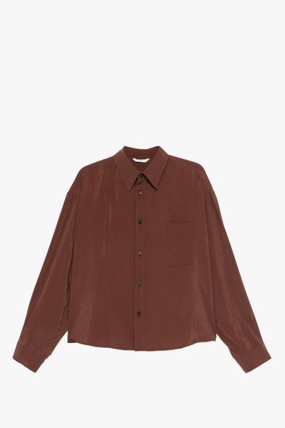 Giacca-Camicia Taschino Uomo Marrone