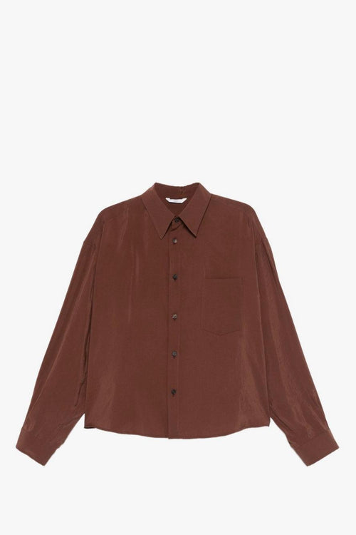 Giacca-Camicia Taschino Uomo Marrone