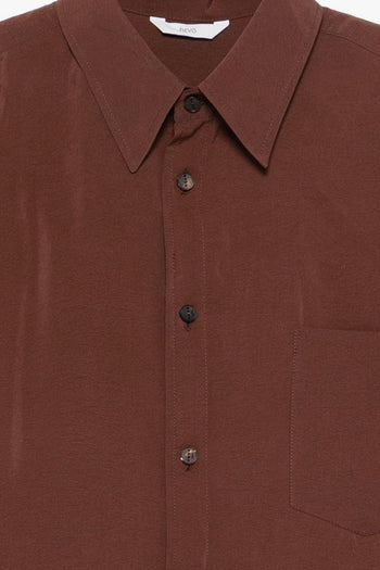 Giacca-Camicia Taschino Uomo Marrone - 3