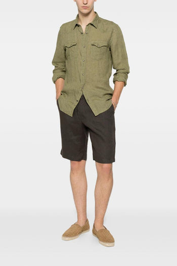 Camicia Western Uomo Verde - 2