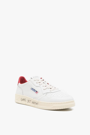 Medalist Scarpa Bianco-Rosso Uomo - 4