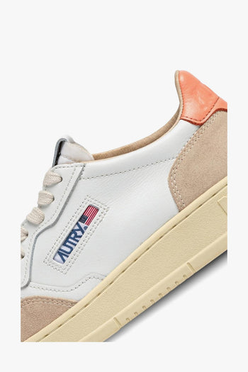 Medalist Donna Sneakers Bianco/Beige/Arancione - 4