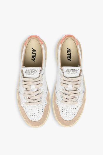 Medalist Donna Sneakers Bianco/Beige/Arancione - 5