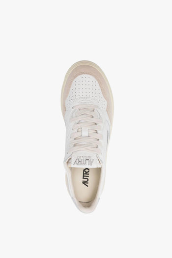 Medalist Donna Sneakers Bianco-Beige-Argento - 4