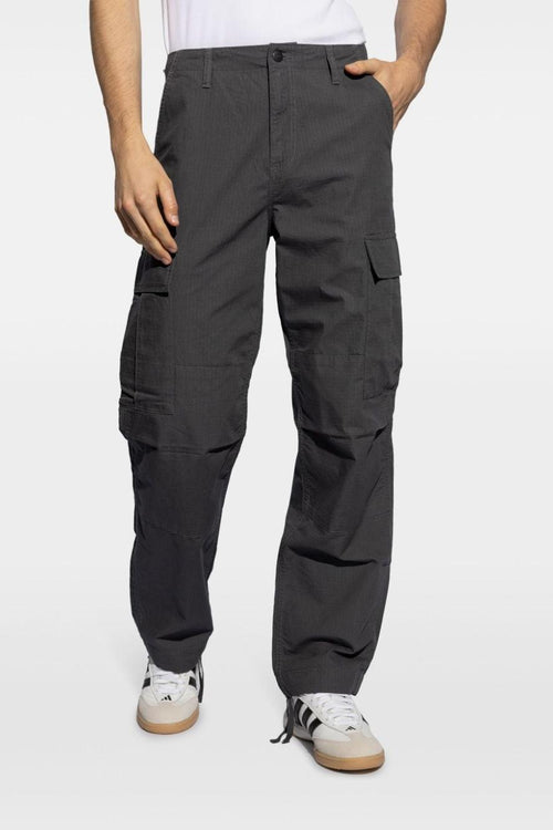 Pantalone Grigio Uomo Ripstop Cargo - 2