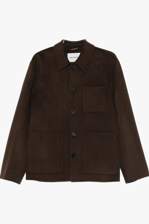 Giacca Marrone Uomo con Bottoni